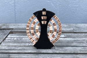 Desktop Perpetual Calendar Leather - Wood