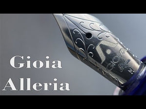 Gioia Alleria Grotta Azzurra Fountain Pen Ruthenium Trim