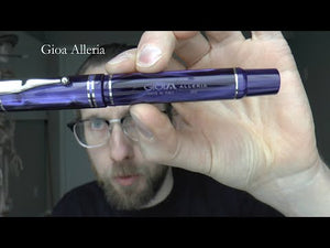 Gioia Alleria Grotta Azzurra Fountain Pen Ruthenium Trim