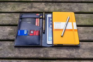 iPad Mini & Large Moleskine Cover - Navy Blue