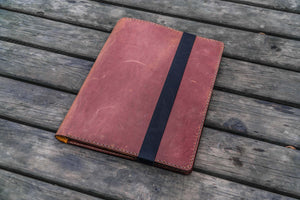 iPad Pro 12.9 & Letter/A4 Size Leather Padfolio - Crazy Horse Tan