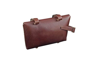 Leather Bicycle CrossBar Bag