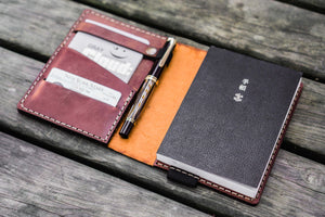 Leather Hobonichi Techo (A6) Planner Cover - Crazy Horse Tan