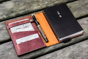 Leather Hobonichi Techo (A6) Planner Cover - Crazy Horse Tan