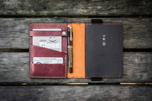 Leather Hobonichi Techo (A6) Planner Cover - Crazy Horse Tan