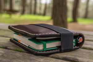Leather Hobonichi Techo (A6) Planner Cover - Dark Brown