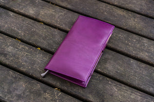Leather Hobonichi Weeks Mega Cover - Purple