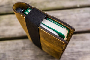 Leather Leuchtturm1917 A6 Notebook Cover - Crazy Horse Brown