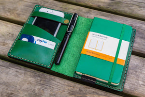 Leather Leuchtturm1917 A6 Notebook Cover - Green