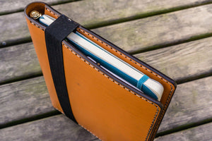 Leather Leuchtturm1917 B5 Notebook & iPad Air/Pro Cover - Orange