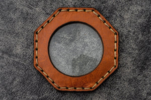 Leather Magnifying Glass Octagon