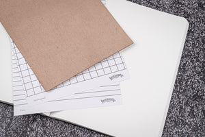 Leather Notebook - Tomoe River Paper - A6 - Crazy Horse Forest Green