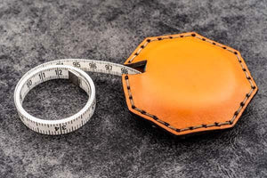 Leather Tape Measure Octagon