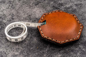 Leather Tape Measure Octagon