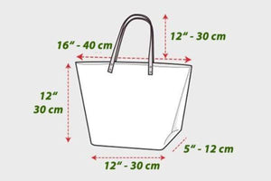 Leather Tote Bag - Crazy Horse Forest Green