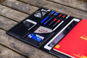Leuchtturm1917 A4 - A4+ Leather Cover Portfolio - Black