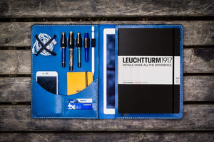 Leuchtturm1917 A4 - A4+ Leather Cover Portfolio - Blue