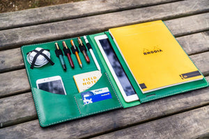 Leuchtturm1917 A4 - A4+ Leather Cover Portfolio - Green