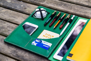 Leuchtturm1917 A4 - A4+ Leather Cover Portfolio - Green
