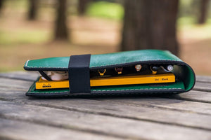 Leuchtturm1917 A4 - A4+ Leather Cover Portfolio - Green