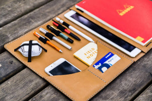Leuchtturm1917 A4 - A4+ Leather Cover Portfolio - Natural