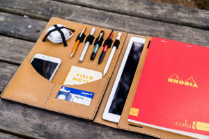 Leuchtturm1917 A4 - A4+ Leather Cover Portfolio - Natural