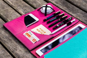 Leuchtturm1917 A4 - A4+ Leather Cover Portfolio - Pink
