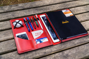 Leuchtturm1917 A4 - A4+ Leather Cover Portfolio - Red