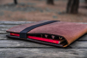 Moleskine Professional Workbook A4 Cover - Leather Compendium - Crazy Horse Tan