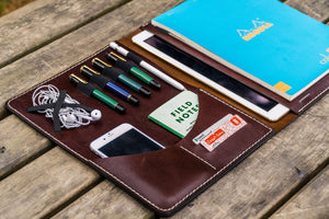 Moleskine Professional Workbook A4 Cover - Leather Compendium - Dark Brown