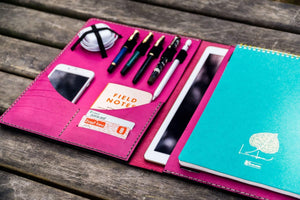 Moleskine Professional Workbook A4 Cover - Leather Compendium - Pink