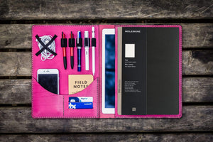 Moleskine Professional Workbook A4 Cover - Leather Compendium - Pink