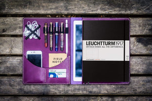 Moleskine Professional Workbook A4 Cover - Leather Compendium - Purple