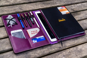 Moleskine Professional Workbook A4 Cover - Leather Compendium - Purple