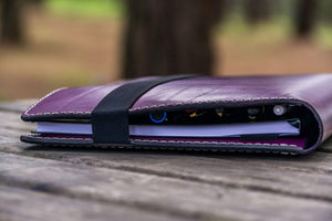 Moleskine Professional Workbook A4 Cover - Leather Compendium - Purple