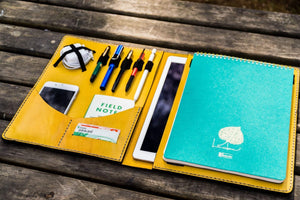 Moleskine Professional Workbook A4 Cover - Leather Compendium - Yellow
