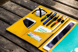 Moleskine Professional Workbook A4 Cover - Leather Compendium - Yellow