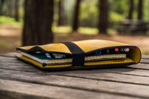 Moleskine Professional Workbook A4 Cover - Leather Compendium - Yellow
