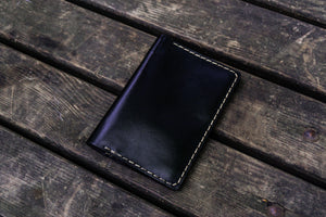 No.33 Personalized Leather Field Notes Cover - Black