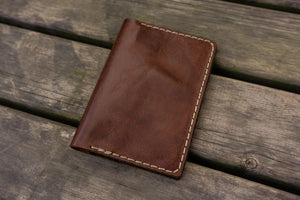 No.33 Personalized Leather Field Notes Cover - Brown