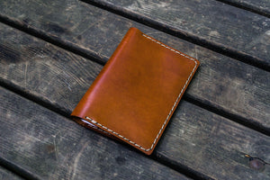 No.33 Personalized Leather Field Notes Cover - Chocolate Brown