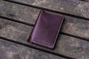 No.33 Personalized Leather Field Notes Cover - Dark Brown