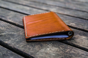 No.44 Personalized Leather Field Notes Cover - Chocolate Brown