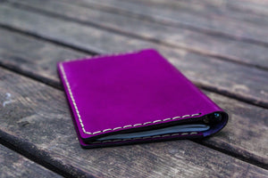 No.44 Personalized Leather Field Notes Cover - Purple