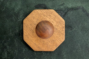 Octagon Rubber Stamp - Wooden