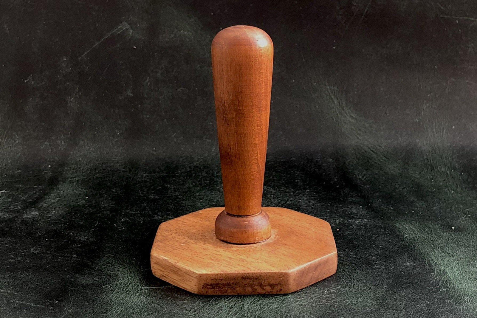 Octagon Rubber Stamp - Wooden