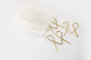 Tools to Liveby Brass Paper Clips (Niagara)