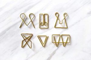 Tools to Liveby Brass Paper Clips (Niagara)