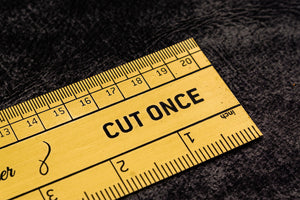 Vintage Inspired Brass Ruler - Imperial & Metric Measurements