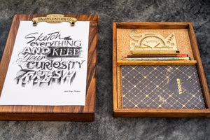 Wooden Sketchbox - Walnut